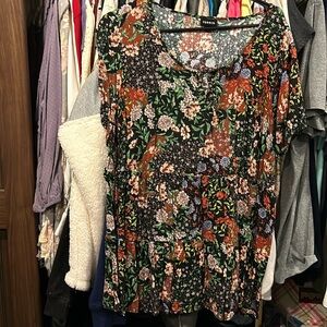 Flowered blouse